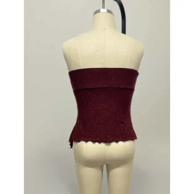 Asymmetrical tube top - plus
