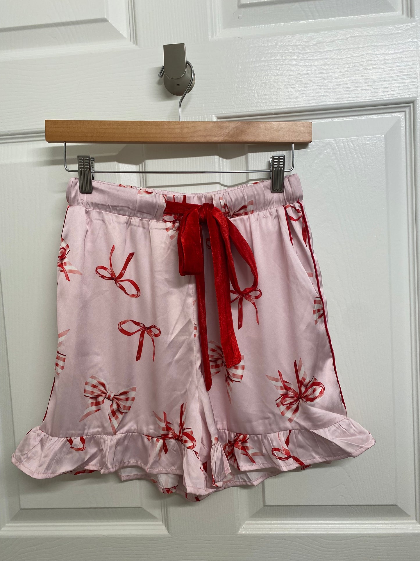 Pink Christmas pajama set