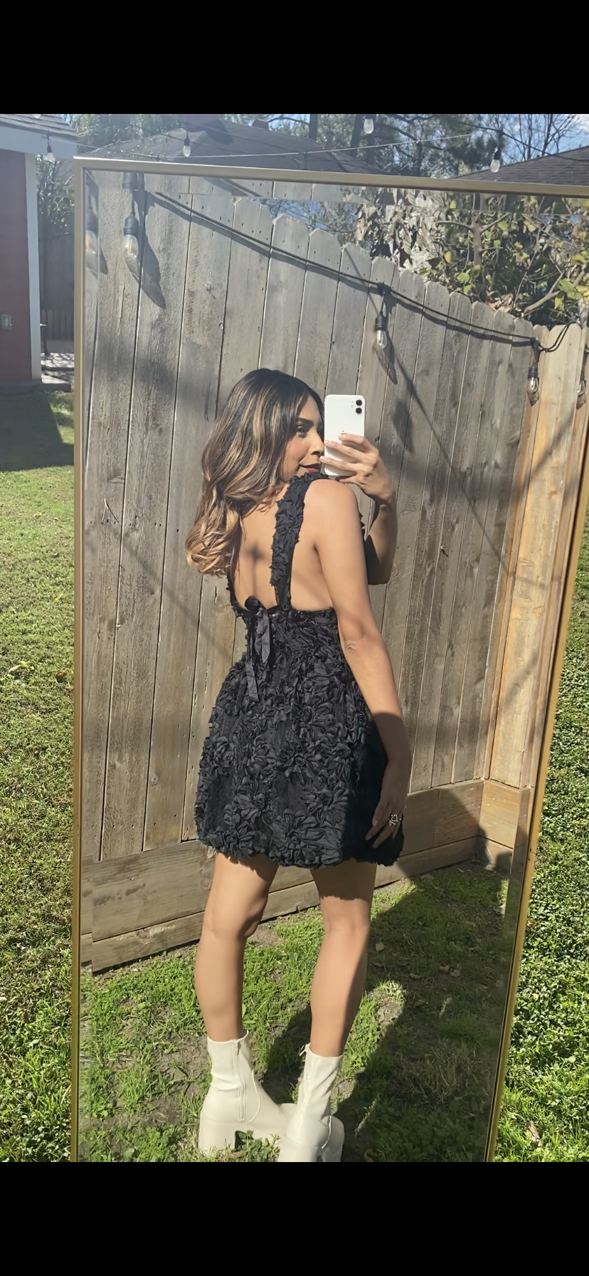 Mia Black Floral dress