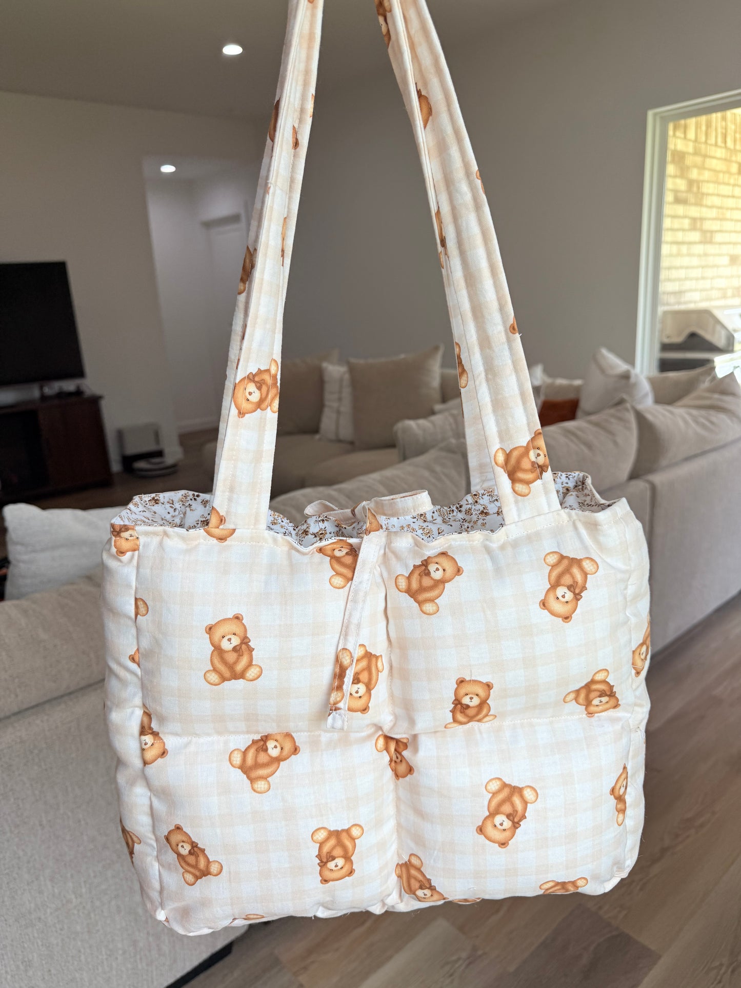 Preorder: teddy bear book tote
