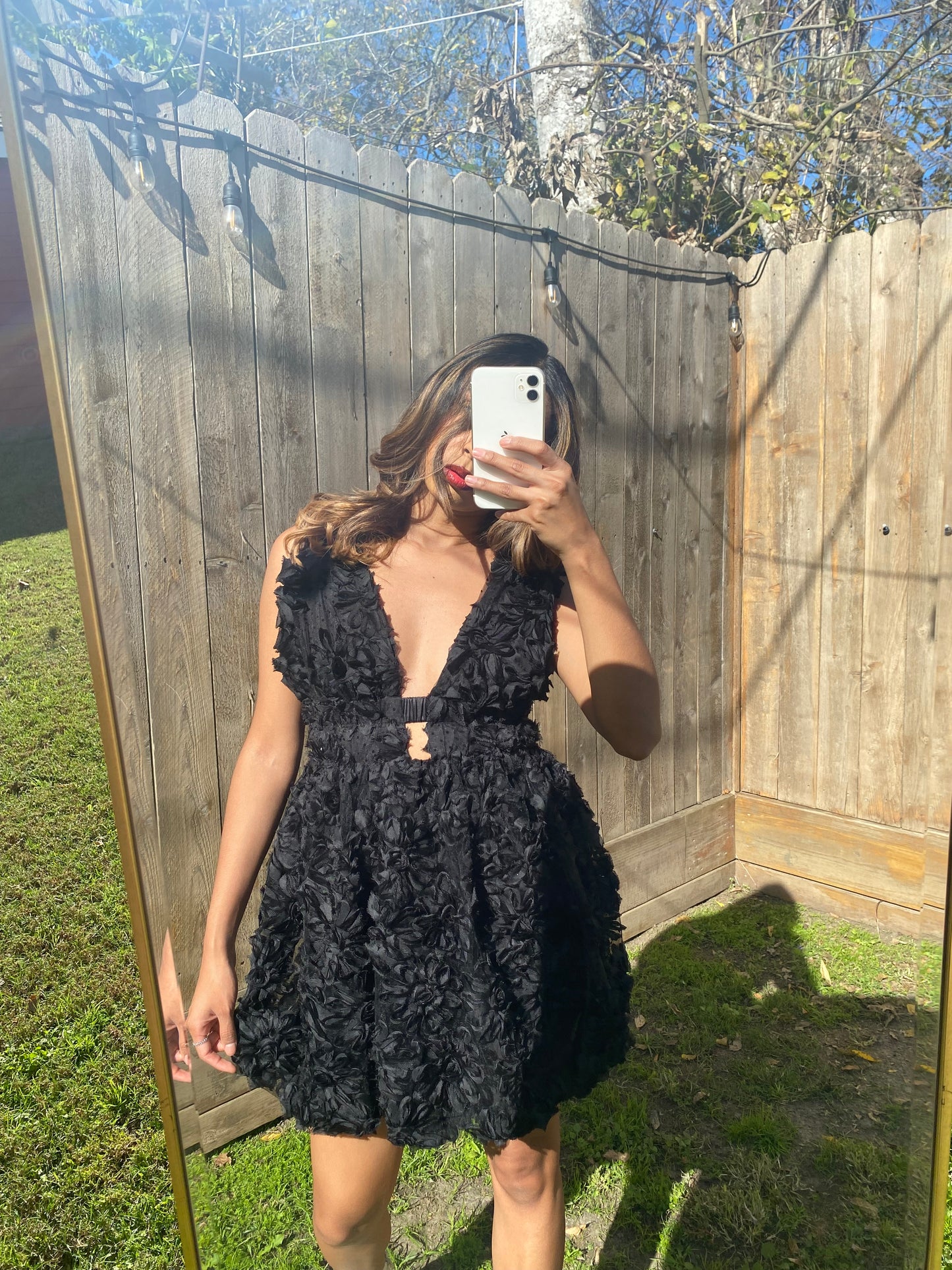 Mia Black Floral dress