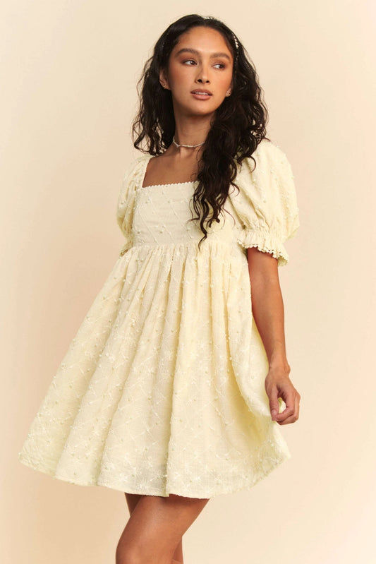 Ivory babydoll dress