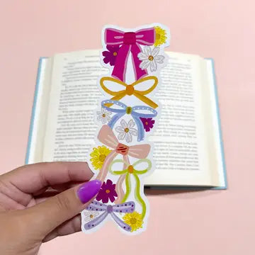 Bows paper bookmark