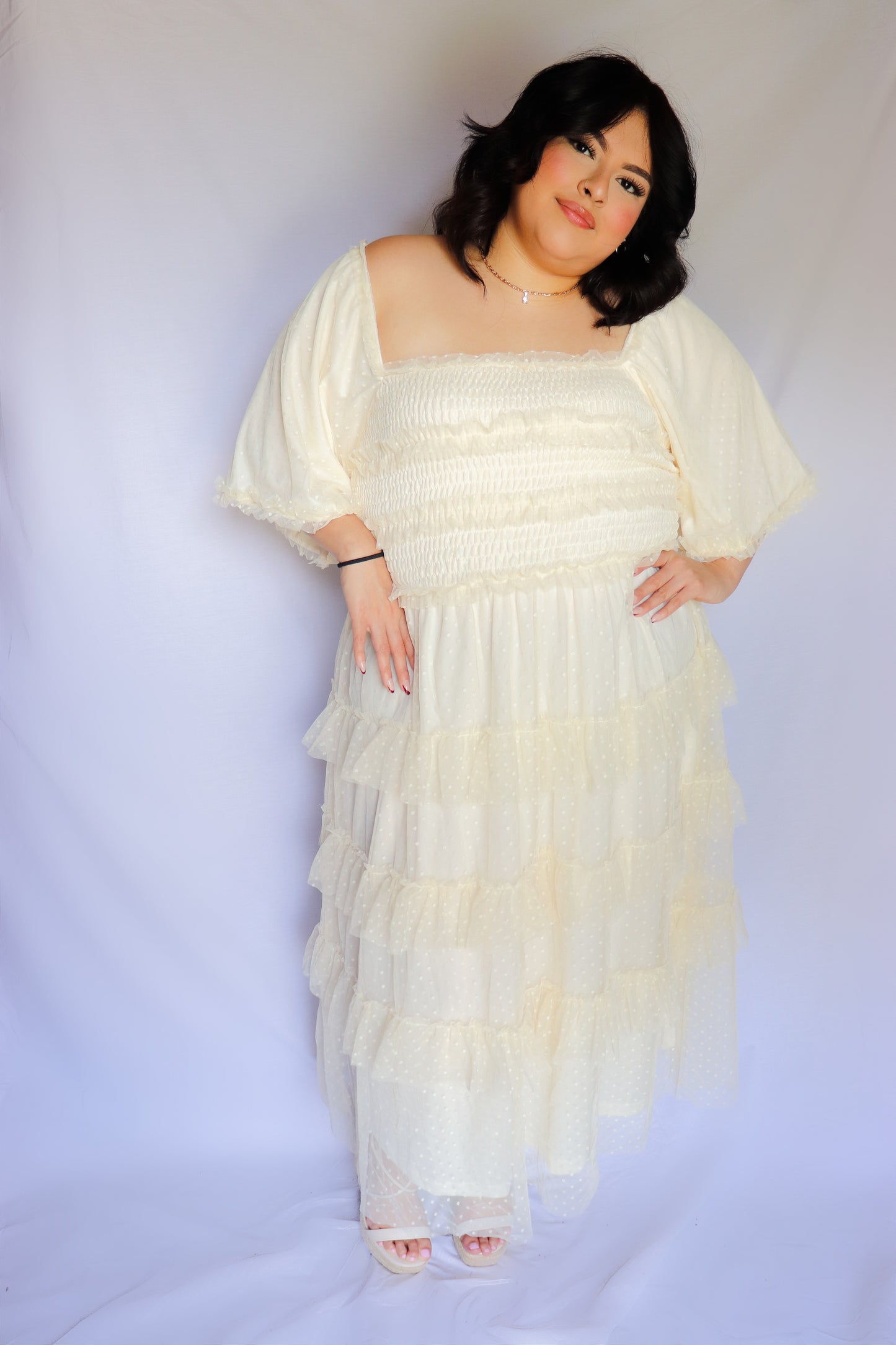 Lucia - Plus size midi dress