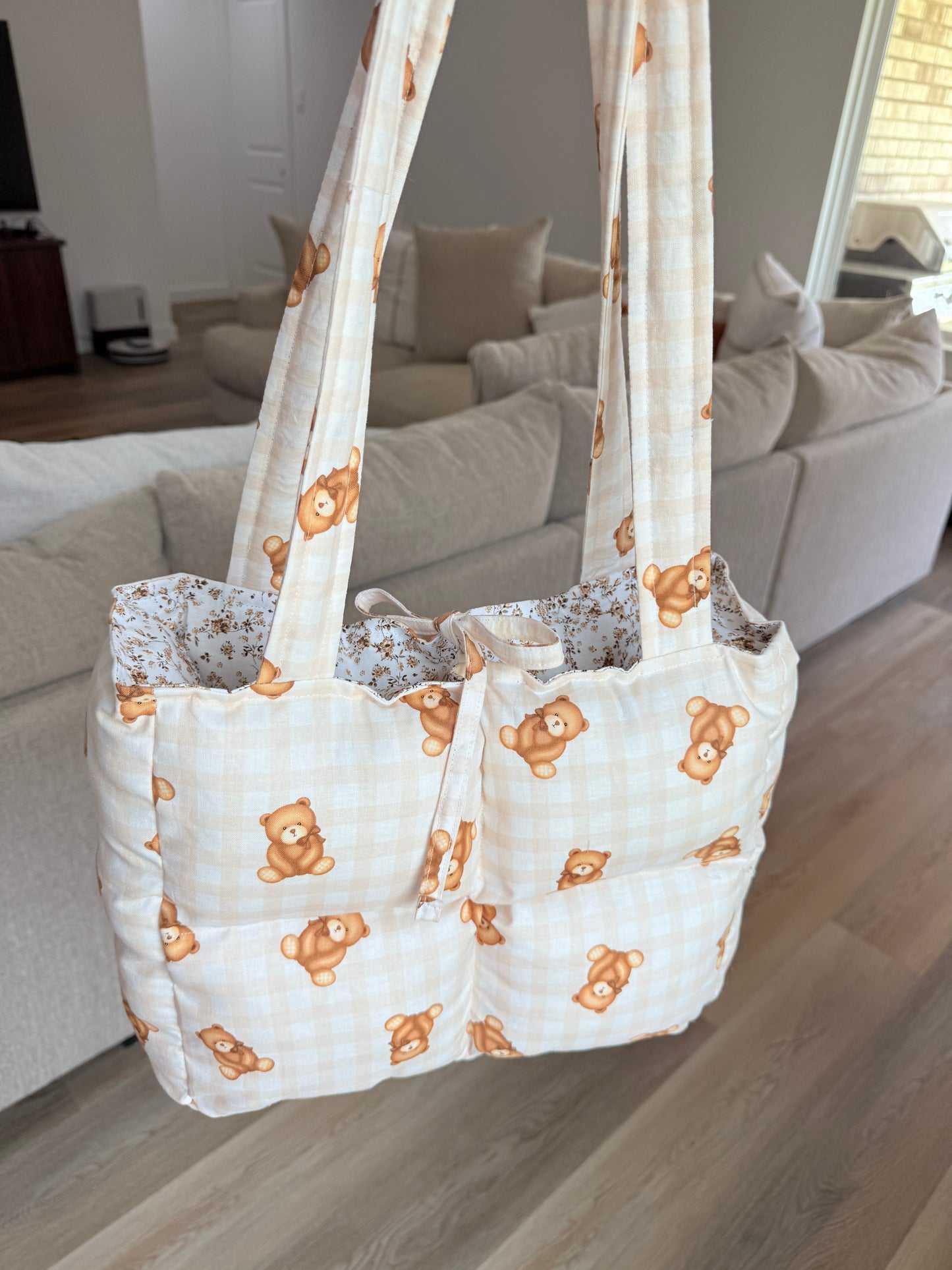 Preorder: teddy bear book tote