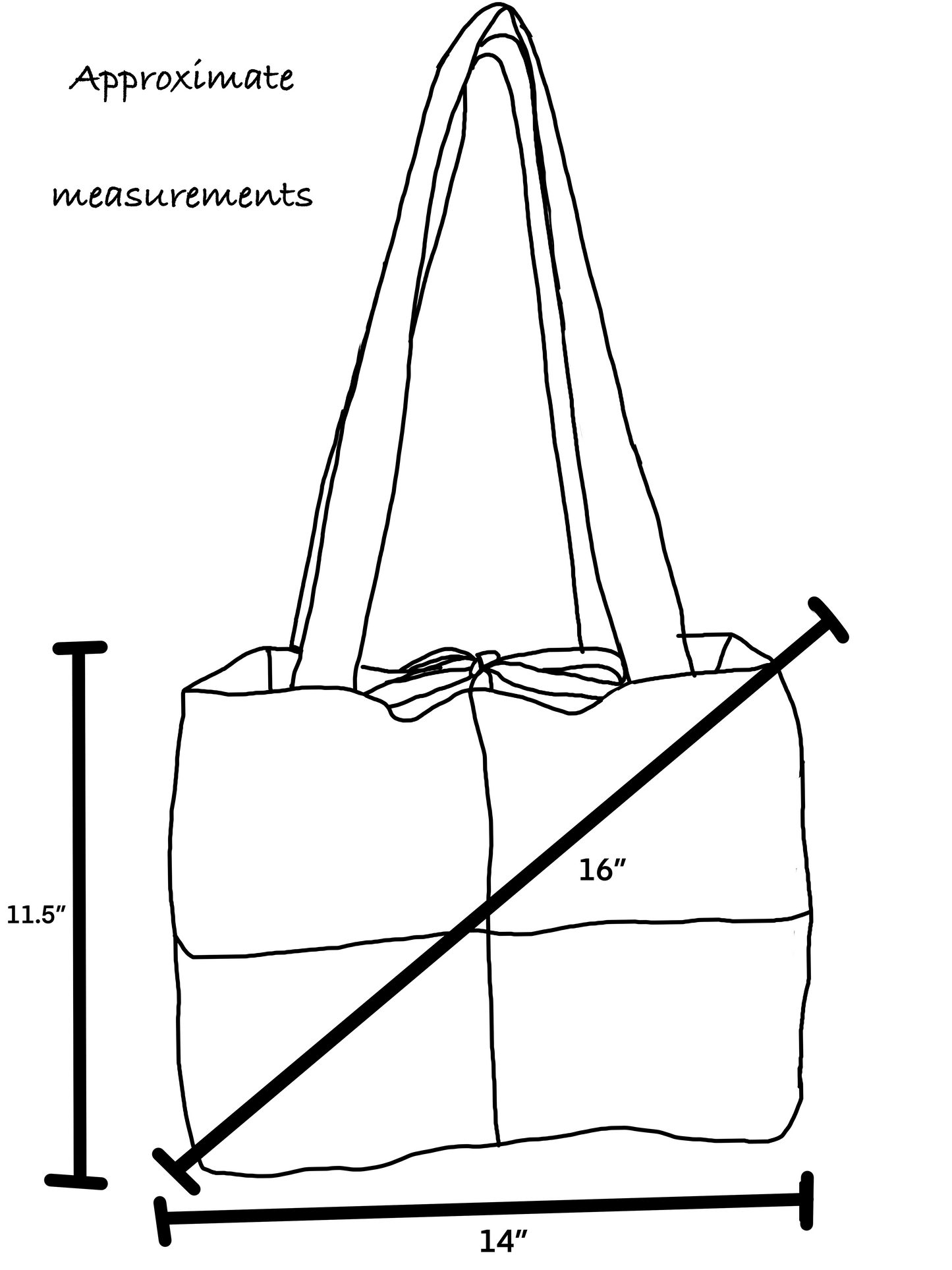 Preorder: Handmade light pink gingham book tote