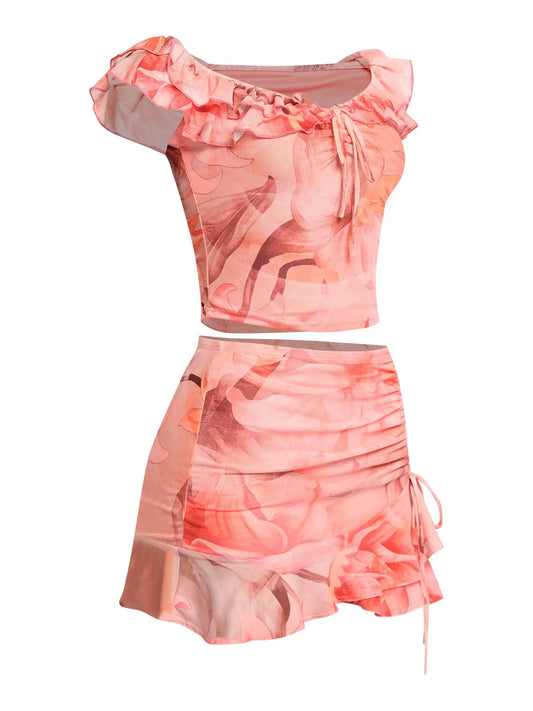 Pink and orange set