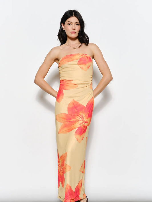 Sunset floral dress