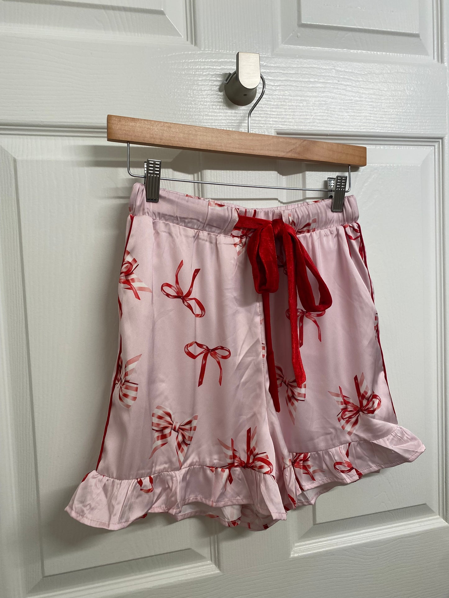 Pink Christmas pajama set