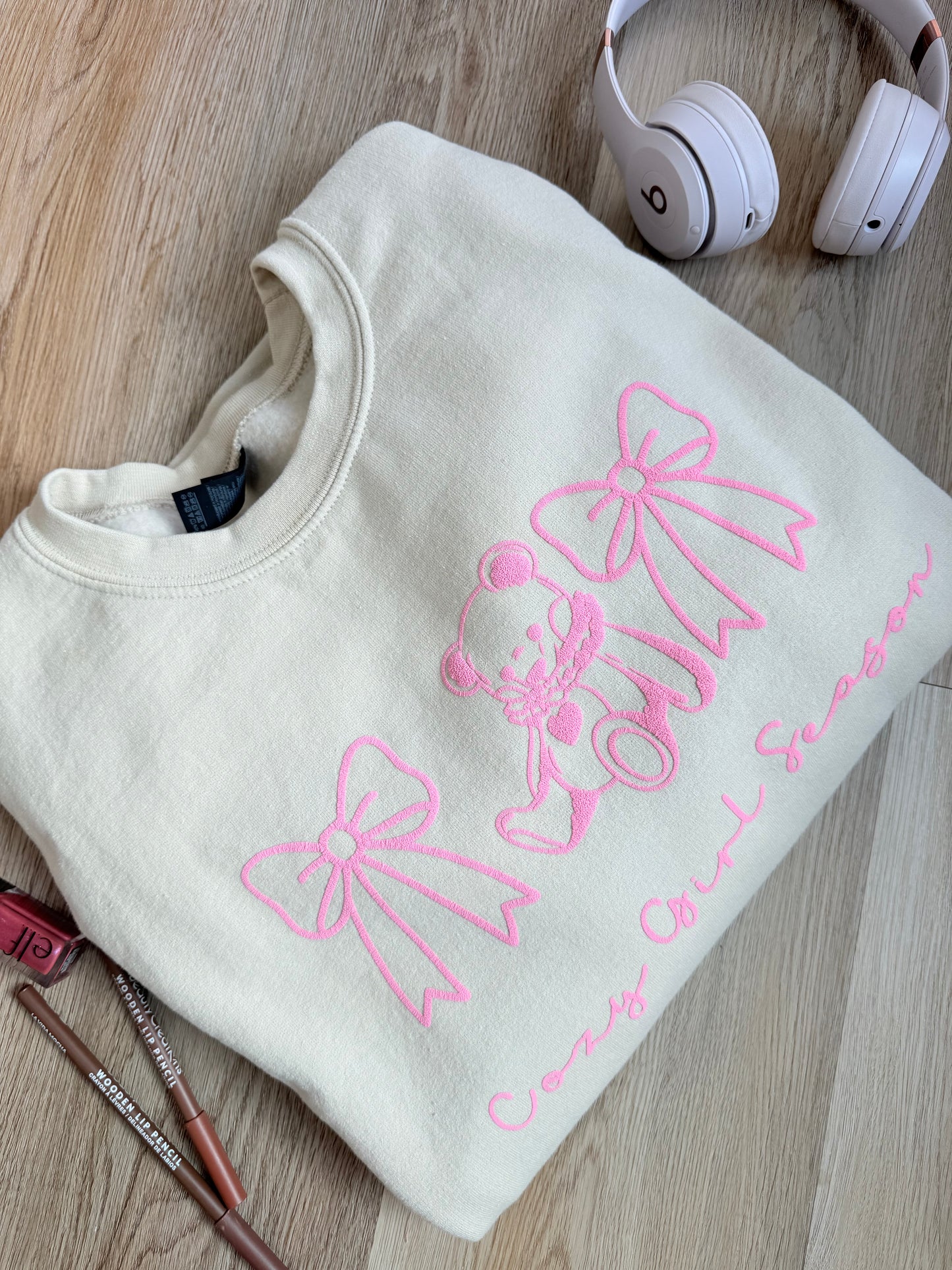 Cozy girl season sweatshirt