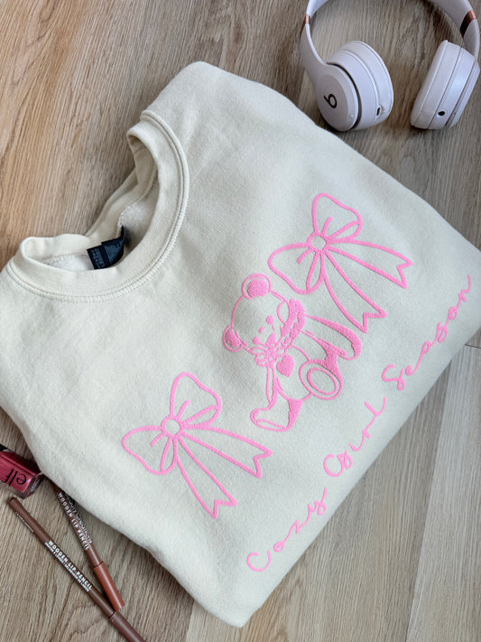 Cozy girl season sweatshirt