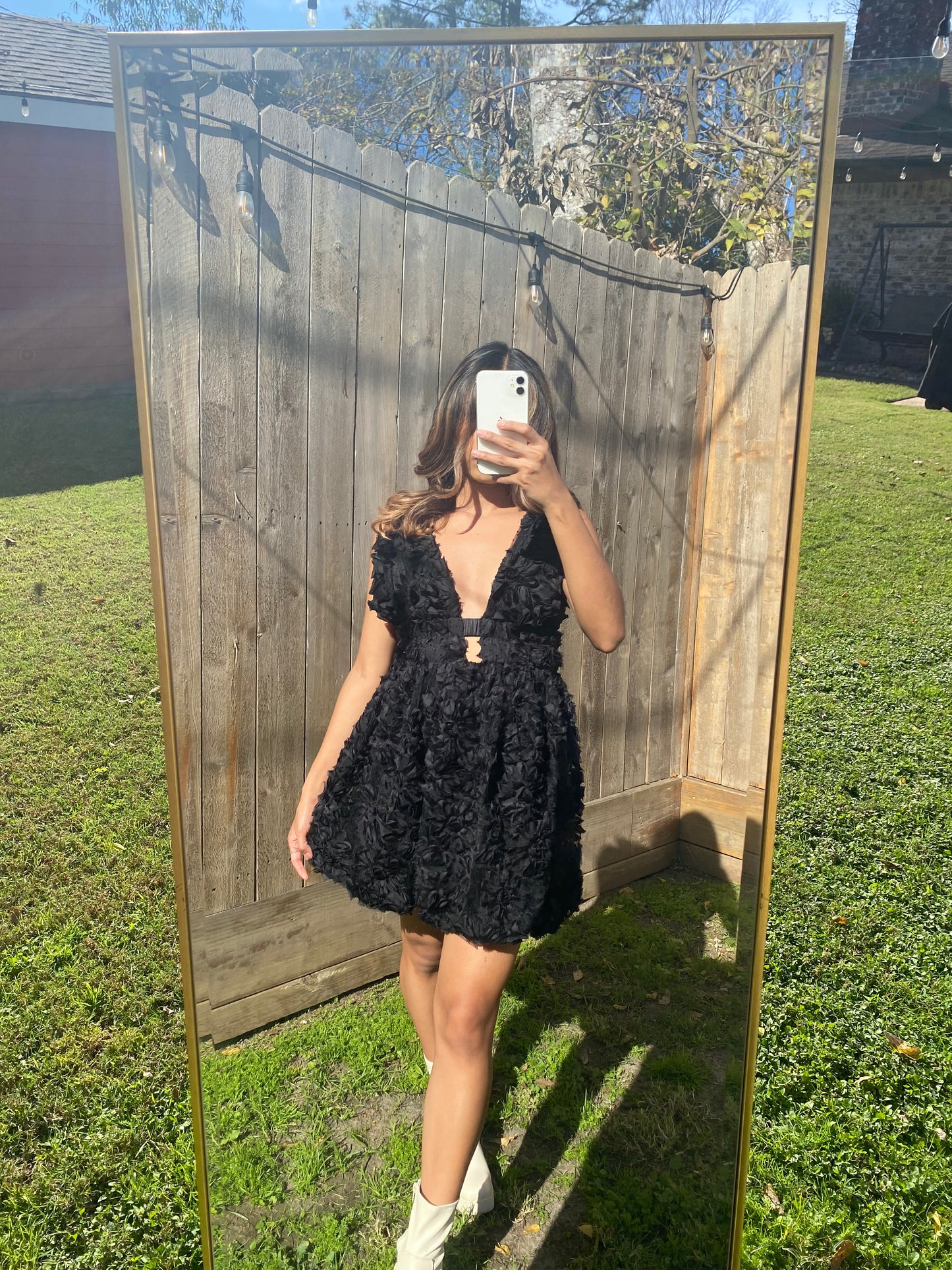 Mia Black Floral dress