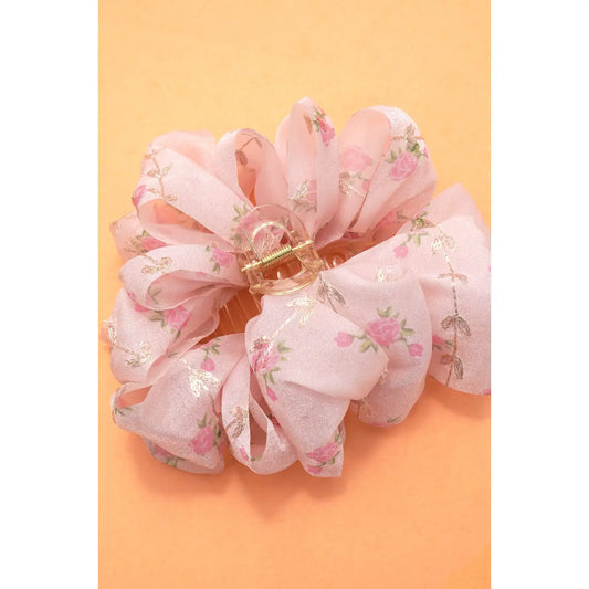 Scrunchie hair clip