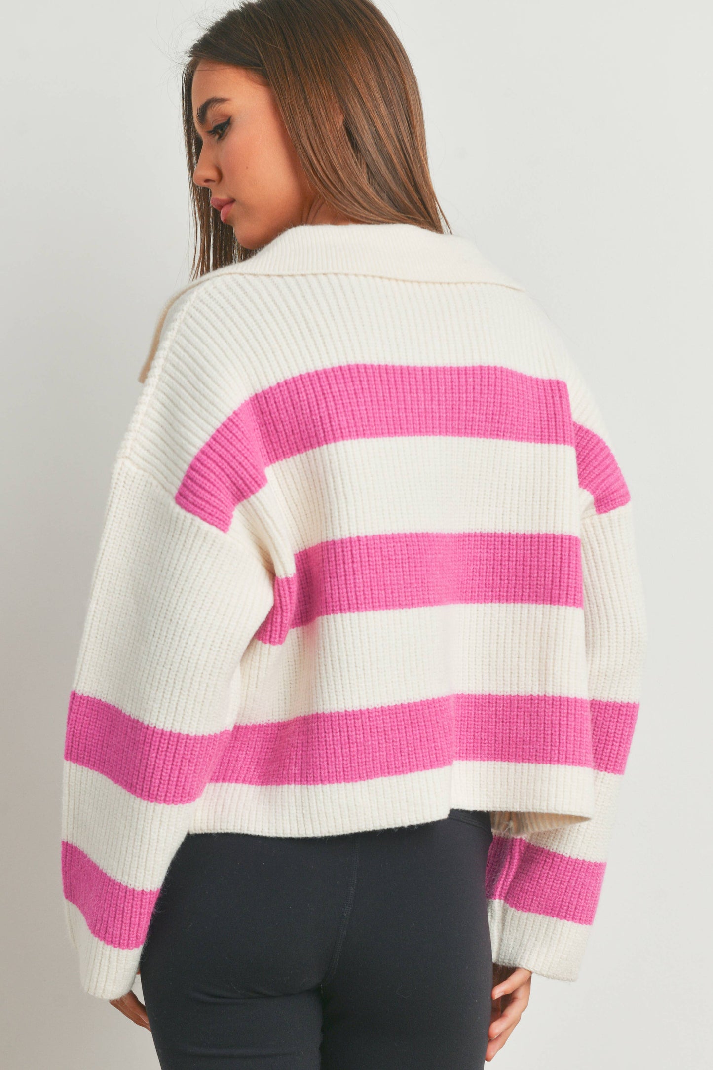 Leah striped sweater